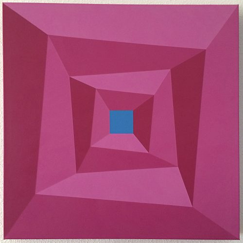 2006 Montañas de agua Ella 100x100 Acrílico sobre lienzo