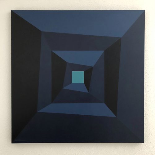 2009 Montañas de Mar 100x100 Acrílico sobre lienzo