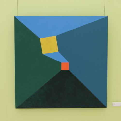 2009 Up & Down 100x100 Acrílico sobre lienzo