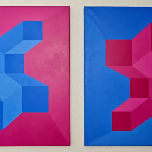 2009 Up & Down 2 x 100 x 100 Acrílico sobre lienzo